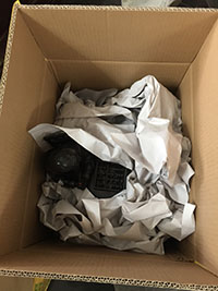 工艺电话机棉白纸包装装箱.JPG